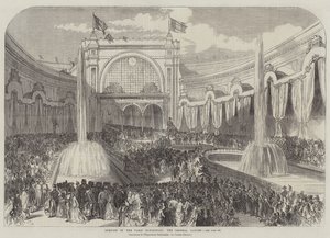 Opening of the Paris Exhibition, the Central Garden by Sir John Charles Robinson